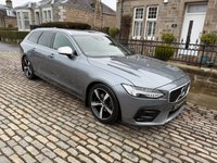 USED 2018 18 VOLVO V90 2.0 D4 R-Design Estate 5dr Diesel Auto Euro 6 (s/s) (190 ps) Two Owners Full Service History+Heated Seats+Navigation