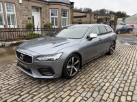 USED 2018 18 VOLVO V90 2.0 D4 R-Design Estate 5dr Diesel Auto Euro 6 (s/s) (190 ps) Two Owners Full Service History+Heated Seats+Navigation