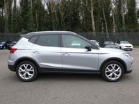 USED 2023 23 SEAT ARONA 1.0 TSI FR 5d 110 S/S FULL LINK FOR APPLE CARPLAY / ANDROID AUTO (GIVES YOU SAT NAV), WIRELESS PHONE CHARGER, REAR PARKING SENSORS, LED LIGHTS, AUTO LIGHTS & WIPERS, ELECTRIC FOLDING DOOR MIRRORS, CRUISE CONTROL & SPEED LIMITER, LANE ASSIST, DAB RADIO, BLUETOOTH PHONE & MEDIA, MANUAL 6 SPEED, TINTED GLASS, BLACK CONTRAST ROOF, ROOF RAILS, 17 INCH ALLOY WHEELS, FRONT FOG LIGHTS, SPORT SEATS, LEATHER FLAT BOTTOM MULTIFUNCTION STEERING WHEEL, 1 OWNER FROM NEW, SERVICE HISTORY