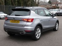 USED 2023 23 SEAT ARONA 1.0 TSI FR 5d 110 S/S FULL LINK FOR APPLE CARPLAY / ANDROID AUTO (GIVES YOU SAT NAV), WIRELESS PHONE CHARGER, REAR PARKING SENSORS, LED LIGHTS, AUTO LIGHTS & WIPERS, ELECTRIC FOLDING DOOR MIRRORS, CRUISE CONTROL & SPEED LIMITER, LANE ASSIST, DAB RADIO, BLUETOOTH PHONE & MEDIA, MANUAL 6 SPEED, TINTED GLASS, BLACK CONTRAST ROOF, ROOF RAILS, 17 INCH ALLOY WHEELS, FRONT FOG LIGHTS, SPORT SEATS, LEATHER FLAT BOTTOM MULTIFUNCTION STEERING WHEEL, 1 OWNER FROM NEW, SERVICE HISTORY