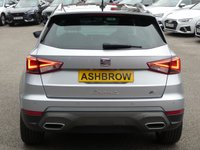 USED 2023 23 SEAT ARONA 1.0 TSI FR 5d 110 S/S FULL LINK FOR APPLE CARPLAY / ANDROID AUTO (GIVES YOU SAT NAV), WIRELESS PHONE CHARGER, REAR PARKING SENSORS, LED LIGHTS, AUTO LIGHTS & WIPERS, ELECTRIC FOLDING DOOR MIRRORS, CRUISE CONTROL & SPEED LIMITER, LANE ASSIST, DAB RADIO, BLUETOOTH PHONE & MEDIA, MANUAL 6 SPEED, TINTED GLASS, BLACK CONTRAST ROOF, ROOF RAILS, 17 INCH ALLOY WHEELS, FRONT FOG LIGHTS, SPORT SEATS, LEATHER FLAT BOTTOM MULTIFUNCTION STEERING WHEEL, 1 OWNER FROM NEW, SERVICE HISTORY