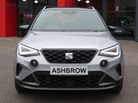 USED 2023 23 SEAT ARONA 1.0 TSI FR 5d 110 S/S FULL LINK FOR APPLE CARPLAY / ANDROID AUTO (GIVES YOU SAT NAV), WIRELESS PHONE CHARGER, REAR PARKING SENSORS, LED LIGHTS, AUTO LIGHTS & WIPERS, ELECTRIC FOLDING DOOR MIRRORS, CRUISE CONTROL & SPEED LIMITER, LANE ASSIST, DAB RADIO, BLUETOOTH PHONE & MEDIA, MANUAL 6 SPEED, TINTED GLASS, BLACK CONTRAST ROOF, ROOF RAILS, 17 INCH ALLOY WHEELS, FRONT FOG LIGHTS, SPORT SEATS, LEATHER FLAT BOTTOM MULTIFUNCTION STEERING WHEEL, 1 OWNER FROM NEW, SERVICE HISTORY