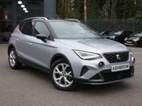 USED 2023 23 SEAT ARONA 1.0 TSI FR 5d 110 S/S FULL LINK FOR APPLE CARPLAY / ANDROID AUTO (GIVES YOU SAT NAV), WIRELESS PHONE CHARGER, REAR PARKING SENSORS, LED LIGHTS, AUTO LIGHTS & WIPERS, ELECTRIC FOLDING DOOR MIRRORS, CRUISE CONTROL & SPEED LIMITER, LANE ASSIST, DAB RADIO, BLUETOOTH PHONE & MEDIA, MANUAL 6 SPEED, TINTED GLASS, BLACK CONTRAST ROOF, ROOF RAILS, 17 INCH ALLOY WHEELS, FRONT FOG LIGHTS, SPORT SEATS, LEATHER FLAT BOTTOM MULTIFUNCTION STEERING WHEEL, 1 OWNER FROM NEW, SERVICE HISTORY