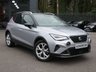 USED 2023 23 SEAT ARONA 1.0 TSI FR 5d 110 S/S FULL LINK FOR APPLE CARPLAY / ANDROID AUTO (GIVES YOU SAT NAV), WIRELESS PHONE CHARGER, REAR PARKING SENSORS, LED LIGHTS, AUTO LIGHTS & WIPERS, ELECTRIC FOLDING DOOR MIRRORS, CRUISE CONTROL & SPEED LIMITER, LANE ASSIST, DAB RADIO, BLUETOOTH PHONE & MEDIA, MANUAL 6 SPEED, TINTED GLASS, BLACK CONTRAST ROOF, ROOF RAILS, 17 INCH ALLOY WHEELS, FRONT FOG LIGHTS, SPORT SEATS, LEATHER FLAT BOTTOM MULTIFUNCTION STEERING WHEEL, 1 OWNER FROM NEW, SERVICE HISTORY