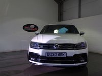 USED 2020 20 VOLKSWAGEN TIGUAN 2.0 TDI R-Line Tech SUV 5dr Diesel DSG 4Motion Euro 6 (s/s) (150 ps) SAT NAV H/LEATHER CRUISE CAMERA H/SEATS TOW BAR