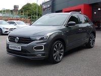 USED 2019 19 VOLKSWAGEN T-ROC 1.5 TSI EVO R-Line 5d DSG 150 S/S SAT NAV, ACTIVE INFO DISPLAY (DIGITAL DASH), HEATED FRONT SEATS, APP-CONNECT FOR APPLE CARPLAY ANDROID AUTO & MIRROR LINK, ADAPTIVE CRUISE CONTROL & SPEED LIMITER, FRONT ASSIST, LANE ASSIST, FRONT & REAR PARKING SENSORS WITH DISPLAY, DAB RADIO, BLUETOOTH PHONE & MUSIC, VOICE ACTIVATION, DSG AUTOMATIC GEARBOX, LED DRL'S, PRIVACY, 19 INCH ALLOYS, POWER FOLDING MIRRORS, FLAT BOTTOM TIPTRONIC MFSW, RAIN & LIGHT SENSORS, AUTO HOLD, CLIMATE CONTROL, DRIVE SELECT, GOOD SERVICE HISTORY