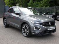 USED 2019 19 VOLKSWAGEN T-ROC 1.5 TSI EVO R-Line 5d DSG 150 S/S SAT NAV, ACTIVE INFO DISPLAY (DIGITAL DASH), HEATED FRONT SEATS, APP-CONNECT FOR APPLE CARPLAY ANDROID AUTO & MIRROR LINK, ADAPTIVE CRUISE CONTROL & SPEED LIMITER, FRONT ASSIST, LANE ASSIST, FRONT & REAR PARKING SENSORS WITH DISPLAY, DAB RADIO, BLUETOOTH PHONE & MUSIC, VOICE ACTIVATION, DSG AUTOMATIC GEARBOX, LED DRL'S, PRIVACY, 19 INCH ALLOYS, POWER FOLDING MIRRORS, FLAT BOTTOM TIPTRONIC MFSW, RAIN & LIGHT SENSORS, AUTO HOLD, CLIMATE CONTROL, DRIVE SELECT, GOOD SERVICE HISTORY
