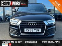 USED 2016 66 AUDI Q3 2.0 TDI S line Plus SUV 5dr Diesel S Tronic quattro Euro 6 (s/s) (184 ps) FULL SERVICE HISTORY 2 KEYS BOOK PACK SERVICED IF REQUIRED AND A MINIMUM OF 9 MONTHS MOT WIHTIN THE SALE