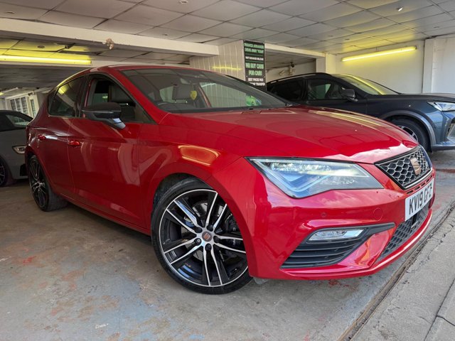 2019 seat leon 2.0 tsi cupra 290 dsg euro 6 (s/s) 5dr vrm kv19gfz year 2019 mileage 53,940 miles fuel type petrol... photo