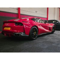USED 2018 68 FERRARI 812 SUPERFAST 6.5 V12 Coupe 2dr Petrol F1 DCT Euro 6 (s/s) (800 ps) RED AND BLACK