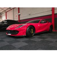 USED 2018 68 FERRARI 812 SUPERFAST 6.5 V12 Coupe 2dr Petrol F1 DCT Euro 6 (s/s) (800 ps) RED AND BLACK