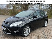 USED 2015 15 FORD C-MAX 1.6 TDCi Titanium MPV 5dr Diesel Manual Euro 5 (115 ps) This 2015 Ford C-Max Titanium in Panther Black Metallic has covered just 54k miles and comes with a good service history, recently serviced in April 2026.  Cheap to run with only &pound;35 road tax - Cruise control - Bluetooth - Rear parking sensors - Climate control - Heated front screen - 17" alloys  A comfortable and practical family MPV that&rsquo;s ready to drive away.
