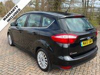 USED 2015 15 FORD C-MAX 1.6 TDCi Titanium MPV 5dr Diesel Manual Euro 5 (115 ps) This 2015 Ford C-Max Titanium in Panther Black Metallic has covered just 54k miles and comes with a good service history, recently serviced in April 2026.  Cheap to run with only &pound;35 road tax - Cruise control - Bluetooth - Rear parking sensors - Climate control - Heated front screen - 17" alloys  A comfortable and practical family MPV that&rsquo;s ready to drive away.