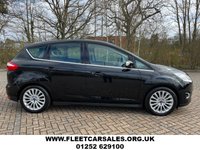 USED 2015 15 FORD C-MAX 1.6 TDCi Titanium MPV 5dr Diesel Manual Euro 5 (115 ps) This 2015 Ford C-Max Titanium in Panther Black Metallic has covered just 54k miles and comes with a good service history, recently serviced in April 2026.  Cheap to run with only &pound;35 road tax - Cruise control - Bluetooth - Rear parking sensors - Climate control - Heated front screen - 17" alloys  A comfortable and practical family MPV that&rsquo;s ready to drive away.