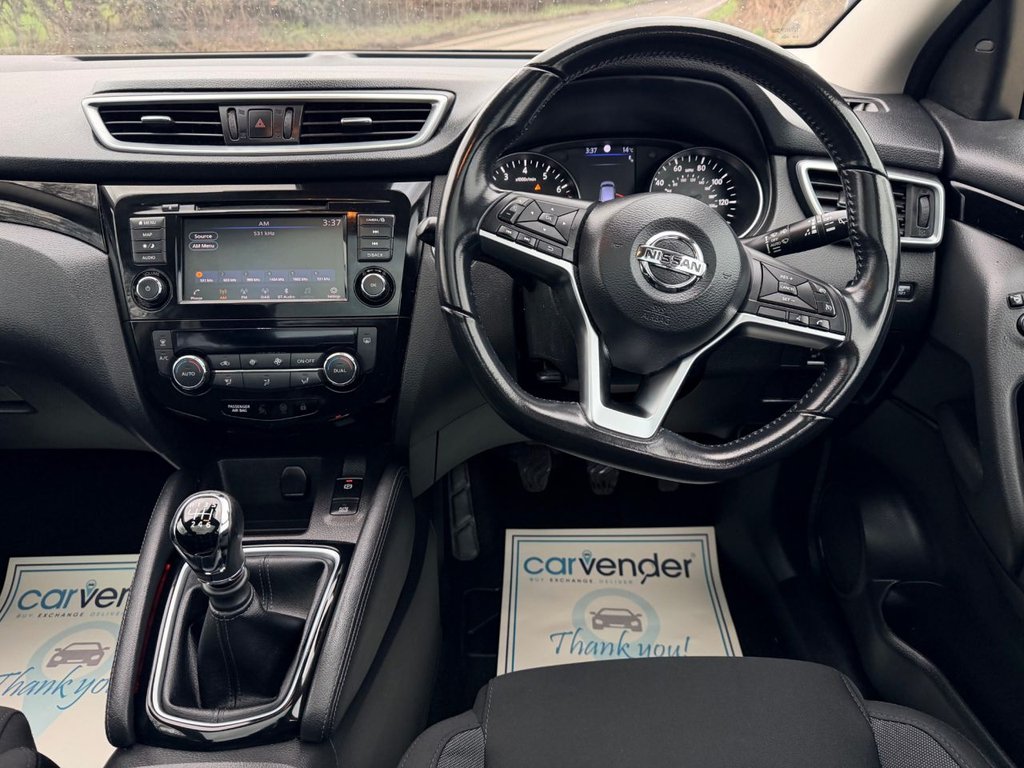USED 2020 69 NISSAN QASHQAI 1.3 DIG-T N-Connecta SUV 5dr Petrol Manual Euro 6 (s/s) (140 ps) 5 Services|Roof|SatNav|360 View Camera|R.F Sensors|