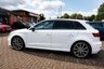 USED 2018 18 AUDI A3 1.5 TFSI CoD Black Edition Sportback 5dr Petrol S Tronic Euro 6 (s/s) (150 ps) AUTO/NAV/DRIVES SUPERBLY