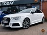 USED 2018 18 AUDI A3 1.5 TFSI CoD Black Edition Sportback 5dr Petrol S Tronic Euro 6 (s/s) (150 ps) AUTO/NAV/DRIVES SUPERBLY