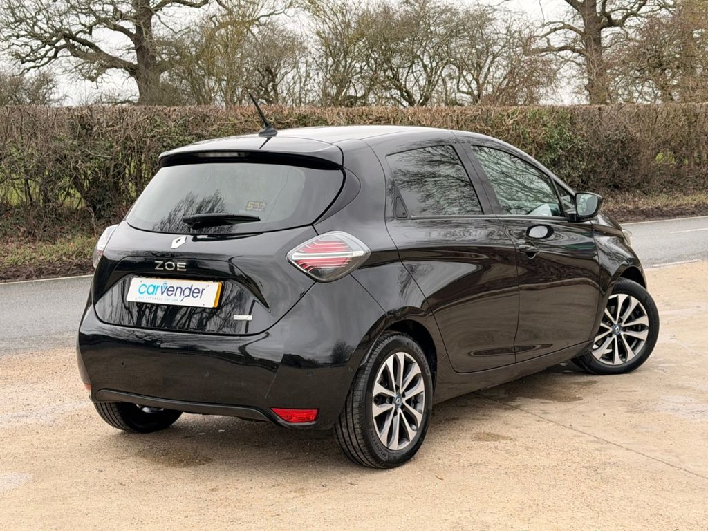 USED 2022 22 RENAULT ZOE R135 EV50 52kWh GT Line + Hatchback 5dr Electric Auto (Rapid Charge) (134 bhp) Camera|Heated Seats|SatNav|Lane Assist|Cruise|Heated Steering|
