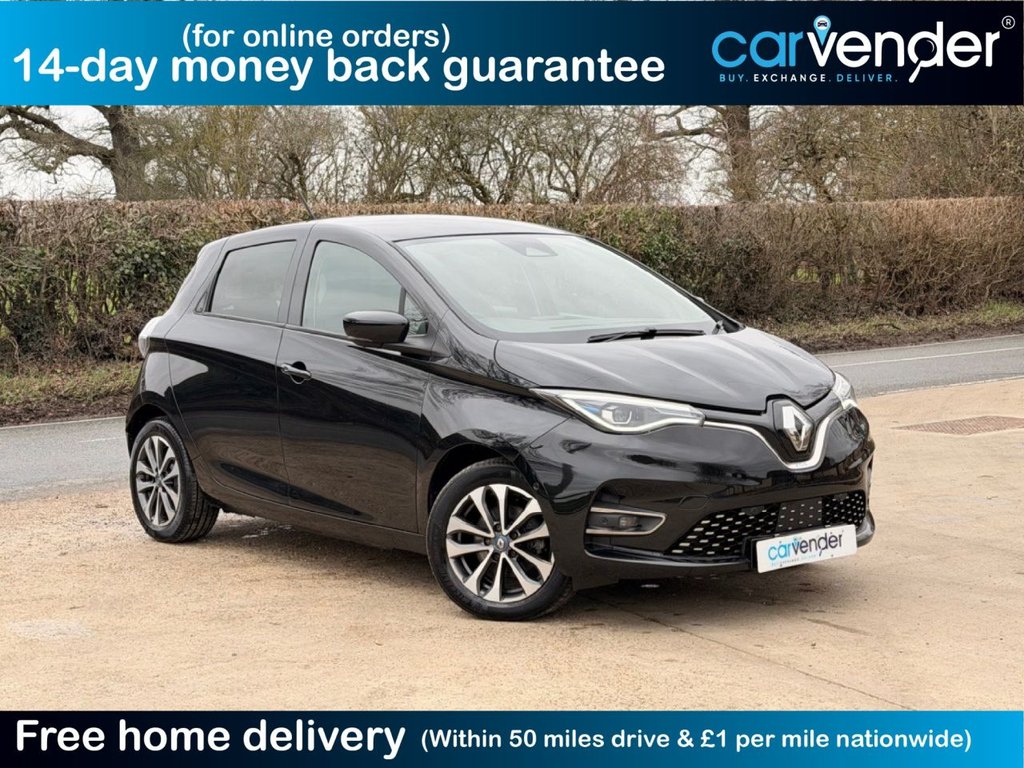 USED 2022 22 RENAULT ZOE R135 EV50 52kWh GT Line + Hatchback 5dr Electric Auto (Rapid Charge) (134 bhp) Camera|Heated Seats|SatNav|Lane Assist|Cruise|Heated Steering|