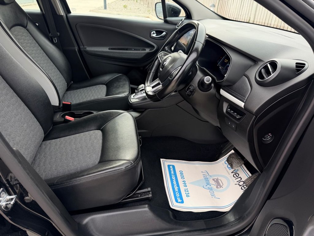USED 2022 22 RENAULT ZOE R135 EV50 52kWh GT Line + Hatchback 5dr Electric Auto (Rapid Charge) (134 bhp) Camera|Heated Seats|SatNav|Lane Assist|Cruise|Heated Steering|