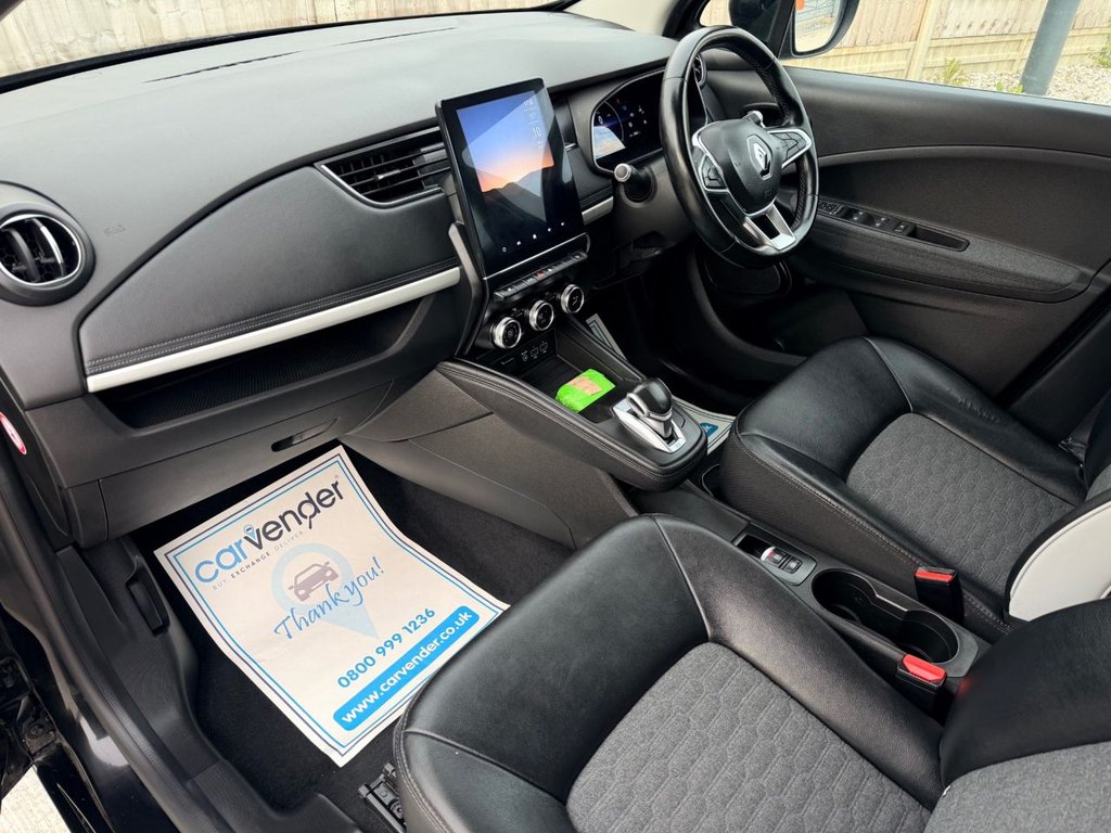 USED 2022 22 RENAULT ZOE R135 EV50 52kWh GT Line + Hatchback 5dr Electric Auto (Rapid Charge) (134 bhp) Camera|Heated Seats|SatNav|Lane Assist|Cruise|Heated Steering|
