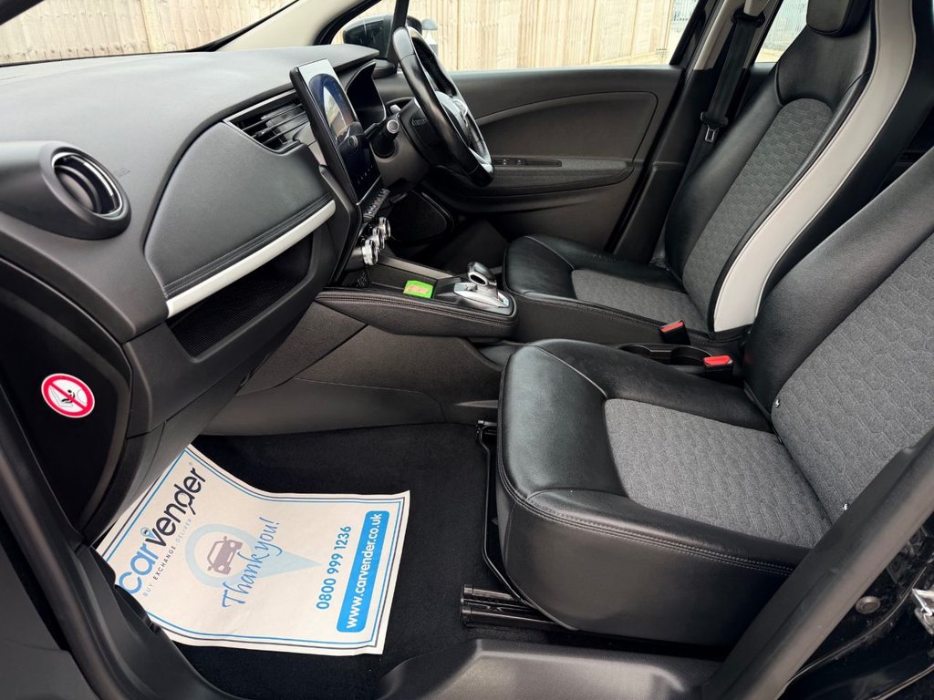 USED 2022 22 RENAULT ZOE R135 EV50 52kWh GT Line + Hatchback 5dr Electric Auto (Rapid Charge) (134 bhp) Camera|Heated Seats|SatNav|Lane Assist|Cruise|Heated Steering|