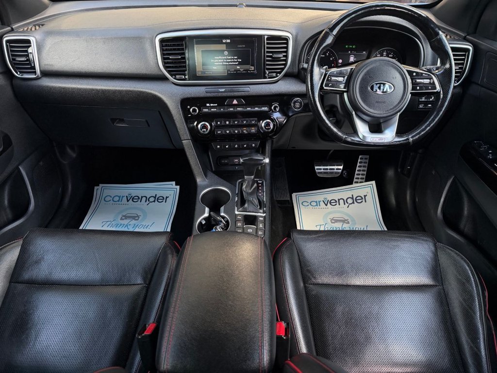 USED 2019 19 KIA SPORTAGE 1.6 T-GDi GT-Line S SUV 5dr Petrol DCT AWD Euro 6 (s/s) (174 bhp) 6 Services|Roof|Adaptive Cruise|360 View Camera|