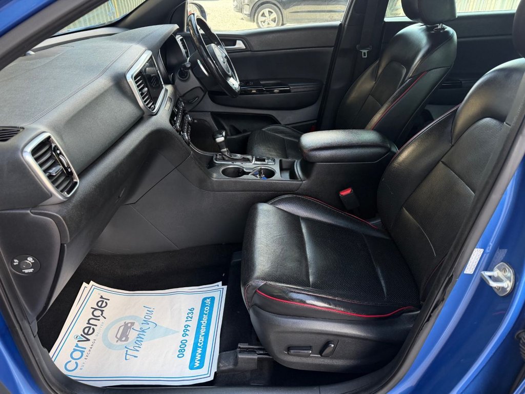 USED 2019 19 KIA SPORTAGE 1.6 T-GDi GT-Line S SUV 5dr Petrol DCT AWD Euro 6 (s/s) (174 bhp) 6 Services|Roof|Adaptive Cruise|360 View Camera|
