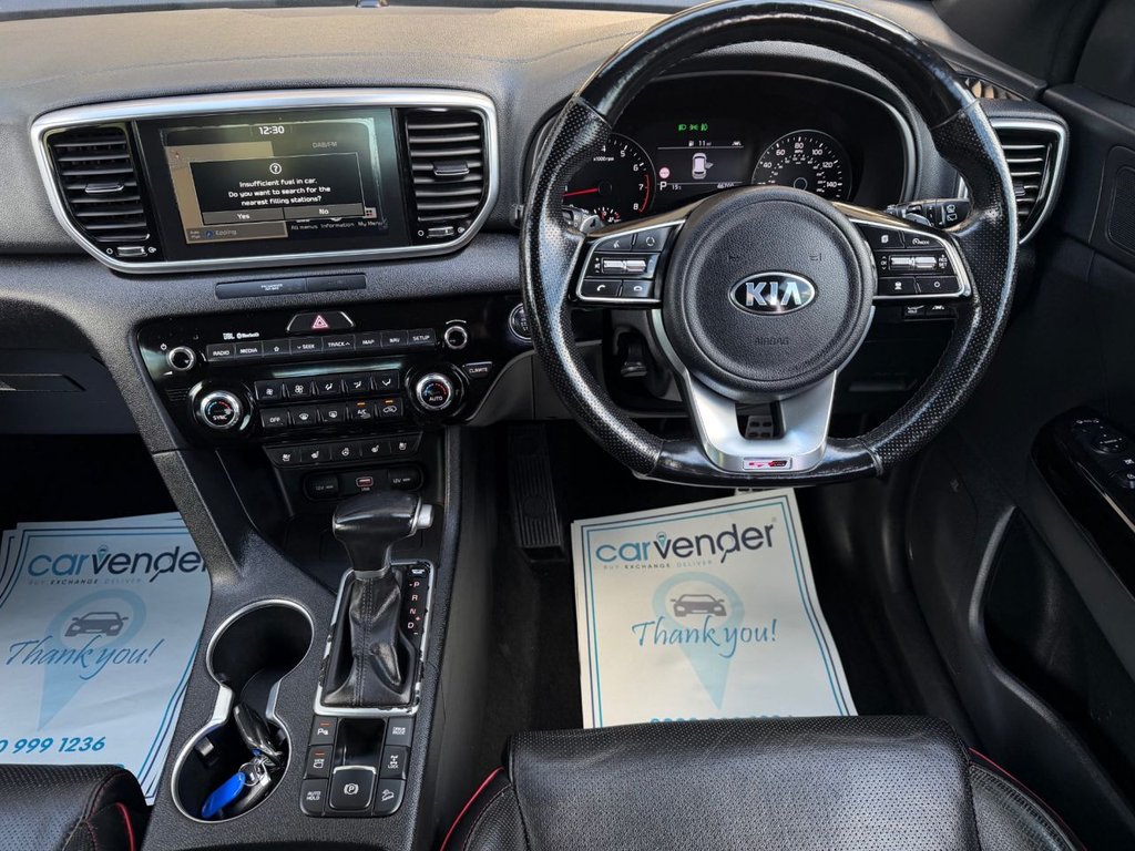 USED 2019 19 KIA SPORTAGE 1.6 T-GDi GT-Line S SUV 5dr Petrol DCT AWD Euro 6 (s/s) (174 bhp) 6 Services|Roof|Adaptive Cruise|360 View Camera|