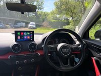 USED 2018 18 AUDI Q2 1.4 TFSI SPORT SUV 5  DOOR *APPLE CAR PLAY*DAB*AIR CON*PARKING SENSORS*ALLOY WHEELS*REAR SPOILER*CRUISE CONTROL*BRAND NEW MOT AND SERVICE*AUDI DRIVE SELECT MODE*HILL HOLD ASSIST*