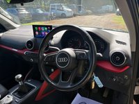 USED 2018 18 AUDI Q2 1.4 TFSI SPORT SUV 5  DOOR *APPLE CAR PLAY*DAB*AIR CON*PARKING SENSORS*ALLOY WHEELS*REAR SPOILER*CRUISE CONTROL*BRAND NEW MOT AND SERVICE*AUDI DRIVE SELECT MODE*HILL HOLD ASSIST*