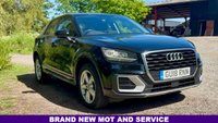 USED 2018 18 AUDI Q2 1.4 TFSI SPORT SUV 5  DOOR *APPLE CAR PLAY*DAB*AIR CON*PARKING SENSORS*ALLOY WHEELS*REAR SPOILER*CRUISE CONTROL*BRAND NEW MOT AND SERVICE*AUDI DRIVE SELECT MODE*HILL HOLD ASSIST*