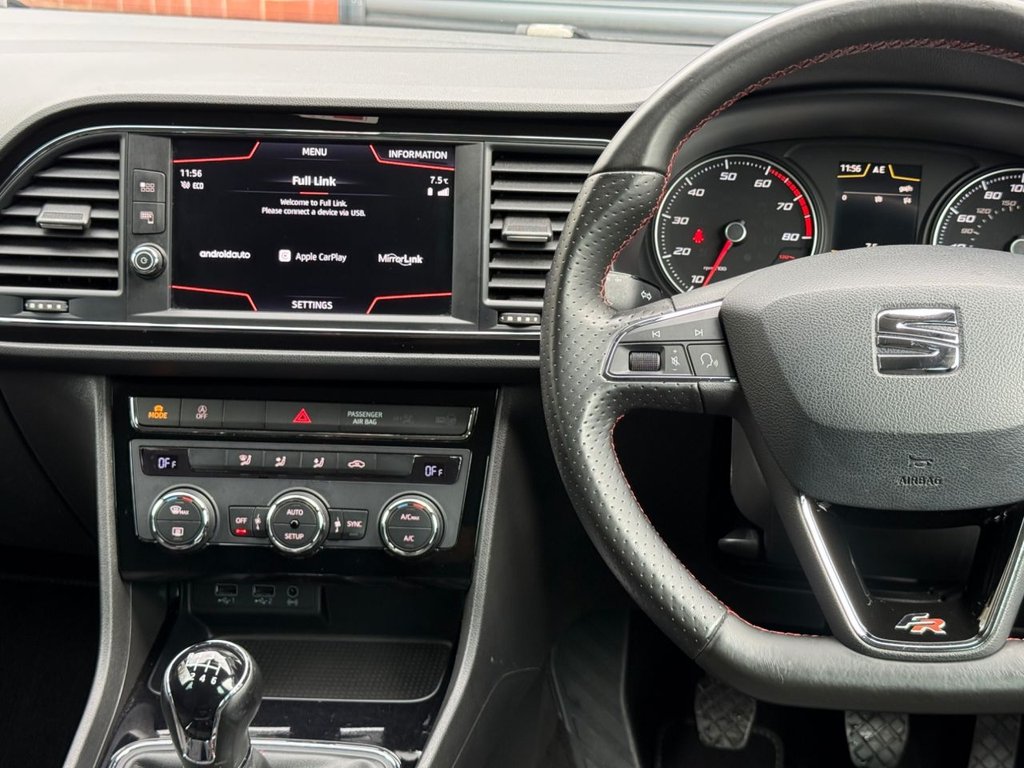 USED 2018 18 SEAT LEON 1.4 TSI FR Technology Hatchback 5dr Petrol Manual Euro 6 (s/s) (125 ps) 