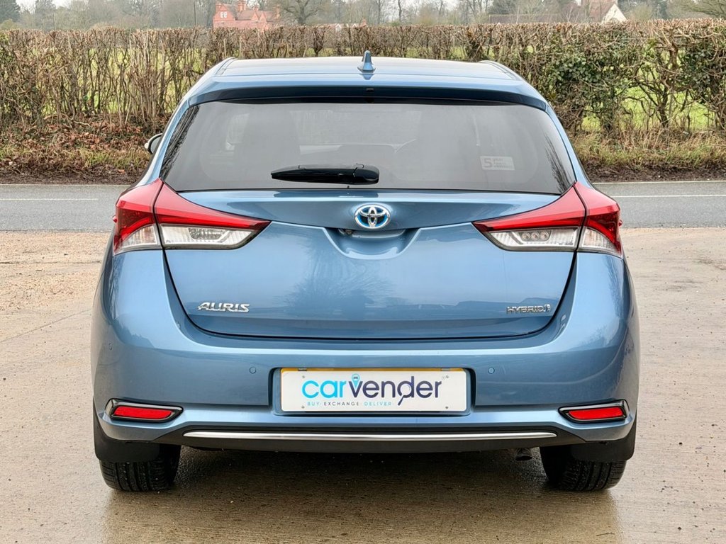 USED 2016 16 TOYOTA AURIS 1.8 VVT-h Excel Hatchback 5dr Petrol Hybrid CVT Euro 6 (s/s) (136 ps) 2 Owners|R.F Sensors|Camera|SatNaV|Half Leather Seats|