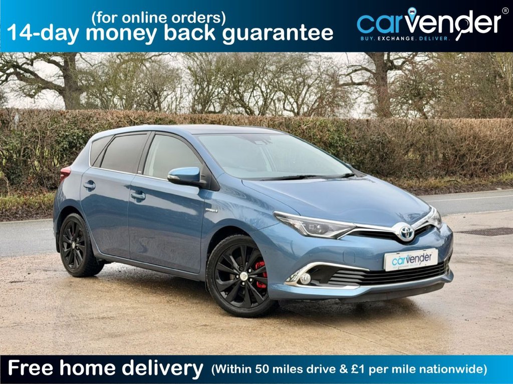 USED 2016 16 TOYOTA AURIS 1.8 VVT-h Excel Hatchback 5dr Petrol Hybrid CVT Euro 6 (s/s) (136 ps) 2 Owners|R.F Sensors|Camera|SatNaV|Half Leather Seats|