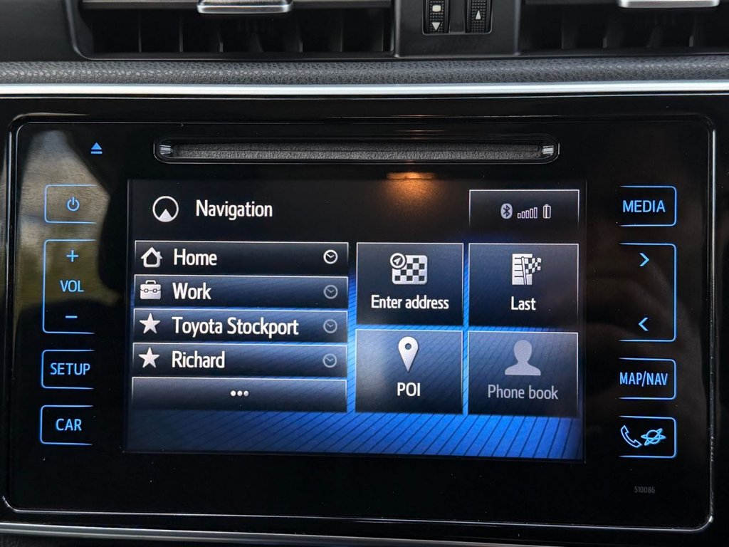 USED 2016 16 TOYOTA AURIS 1.8 VVT-h Excel Hatchback 5dr Petrol Hybrid CVT Euro 6 (s/s) (136 ps) 2 Owners|R.F Sensors|Camera|SatNaV|Half Leather Seats|