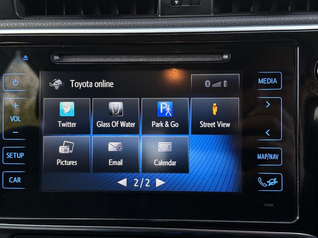 USED 2016 16 TOYOTA AURIS 1.8 VVT-h Excel Hatchback 5dr Petrol Hybrid CVT Euro 6 (s/s) (136 ps) 2 Owners|R.F Sensors|Camera|SatNaV|Half Leather Seats|
