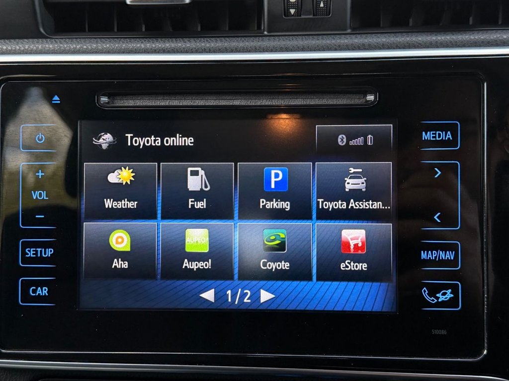 USED 2016 16 TOYOTA AURIS 1.8 VVT-h Excel Hatchback 5dr Petrol Hybrid CVT Euro 6 (s/s) (136 ps) 2 Owners|R.F Sensors|Camera|SatNaV|Half Leather Seats|