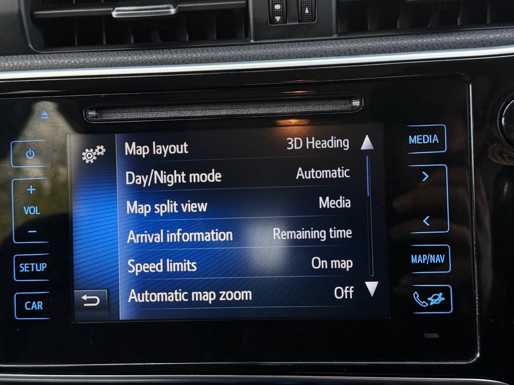 USED 2016 16 TOYOTA AURIS 1.8 VVT-h Excel Hatchback 5dr Petrol Hybrid CVT Euro 6 (s/s) (136 ps) 2 Owners|R.F Sensors|Camera|SatNaV|Half Leather Seats|
