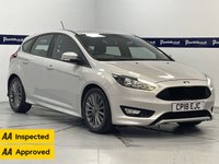 USED 2018 18 FORD FOCUS 1.5 TDCi ST-Line Hatchback 5dr Diesel Manual Euro 6 (s/s) (120 ps) - AA INSPECTED (6 STAMP HISTORY - PARK SENSORS)
