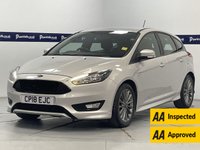 USED 2018 18 FORD FOCUS 1.5 TDCi ST-Line Hatchback 5dr Diesel Manual Euro 6 (s/s) (120 ps) - AA INSPECTED (6 STAMP HISTORY - PARK SENSORS)