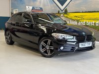 USED 2017 67 BMW 1 SERIES 1.5 118i Sport Hatchback 5 Door Petrol Manual Black Euro 6  +BLUETOOTH+ PARK SENSORS+PRIV GLASS