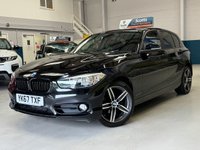 USED 2017 67 BMW 1 SERIES 1.5 118i Sport Hatchback 5 Door Petrol Manual Black Euro 6  +BLUETOOTH+ PARK SENSORS+PRIV GLASS