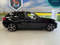 USED 2017 67 BMW 1 SERIES 1.5 118i Sport Hatchback 5 Door Petrol Manual Black Euro 6  +BLUETOOTH+ PARK SENSORS+PRIV GLASS