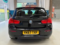 USED 2017 67 BMW 1 SERIES 1.5 118i Sport Hatchback 5 Door Petrol Manual Black Euro 6  +BLUETOOTH+ PARK SENSORS+PRIV GLASS