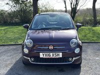 USED 2016 16 FIAT 500 1.2 Lounge Hatchback 3dr Petrol Manual Euro 6 (s/s) (69 bhp) 