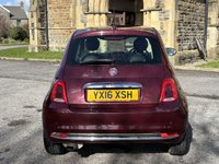 USED 2016 16 FIAT 500 1.2 Lounge Hatchback 3dr Petrol Manual Euro 6 (s/s) (69 bhp) 