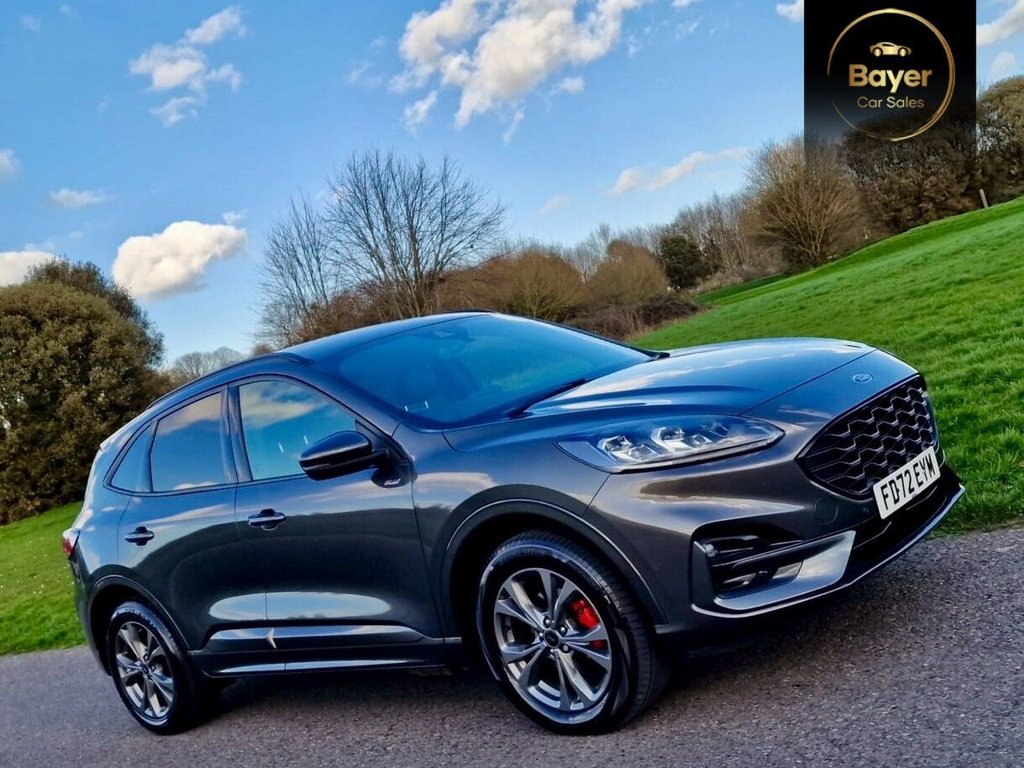USED 2022 72 FORD KUGA 2.5 EcoBoost Duratec 14.4kWh ST-Line SUV 5dr Petrol Plug-in Hybrid CVT Euro 6 (s/s) (225 ps) FINANCE AVAILABLE