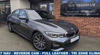 USED 2022 22 BMW 3 SERIES 2.0 318i M Sport Saloon 4dr Petrol Auto Euro 6 (s/s) (156 ps) *** SAT NAV - REVERSE CAMERA - FULL LEATHER - TRI ZONE CLIMATE - HEATED SEATS ***