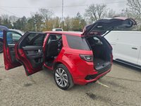 USED 2021 71 LAND ROVER DISCOVERY SPORT Red 1.5 P300e R-Dynamic HSE PHEV SUV, 78,707 miles, ULEZ, Automatic 4WD, Sat nav, 10in Screen, 20in alloys, CarPlay/Android Auto, Pano roof, Camera. This 2021 Land Rover Discovery Sport P300e R-Dynamic HSE boasts a full dealership service history, with its last service completed on 2025-10-03 at 70983 miles, offering peace of mind for its next owner. This four wheel drive, Euro 6 compliant plug in hybrid features a 1.5 litre petrol engine and comes with a 3 month warranty and 12 months MOT provided on purchase. Inside, you'll find luxurious 14 way heated electric seats with driver memory and two way manual headrests, alongside a premium Meri